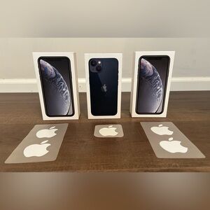 Apple iPhone EMPTY BOXES ONLY 2 iPhone XR & 1 iPhone 13 No Accessories Or Phones